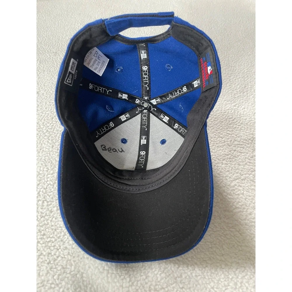 New‎ Era Youth OSFM Baseball Hat Blue Chicago Cubs MLB 9FORTY Adjustable Cap